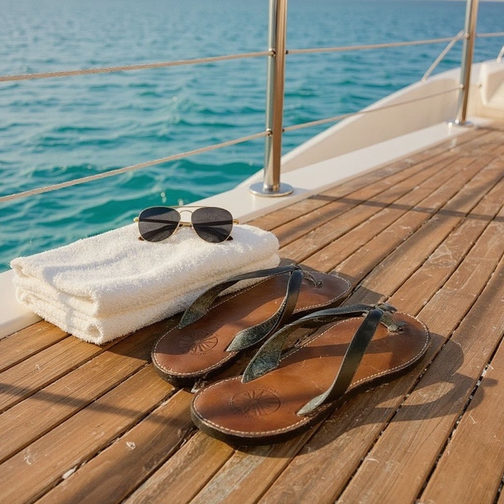 NWT HANDMADE 100% LEATHER COSTA RICA SANDALS